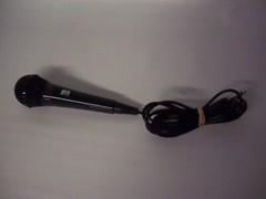 Unbranded Black Universal 6.3mm Wired Microphone w/ On & Off Switch