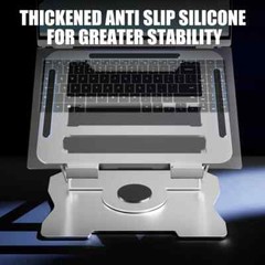 Laptop Stand ABS Plastic Foldable Adjustable 10 -15.6 inches 360°Rotating Height