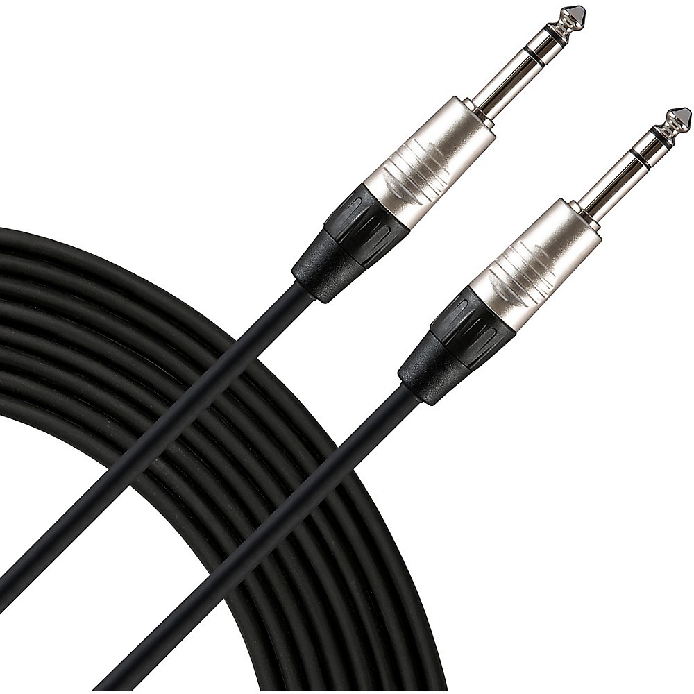 Livewire Advantage Interconnect Cable 1/4 TRS to 1/4 TRS Black 20 ft.