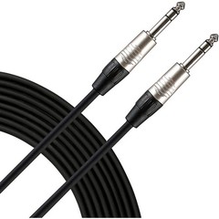 Livewire Advantage Interconnect Cable 1/4 TRS to 1/4 TRS Black 20 ft.