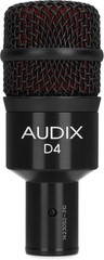 Audix D4 Hypercardioid Dynamic Instrument Microphone