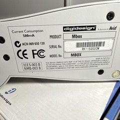 Digidesign Mbox USB Audio Interface 2-Channel 24-bit/48kHz Phantom + Box