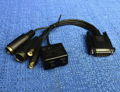 E-Mu Systems 15 pin to – 2x MIDI I/O x2 RCA white SPIDIF I/O x2 Optical I/O