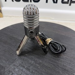 Samson Chrome Meteor Condenser Wired USB Microphone – Works Great!