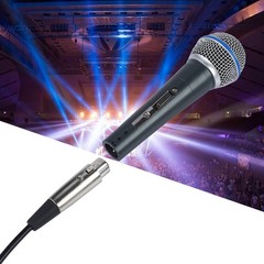 Dynamic 140dB SPL 6.5mm Jack KTV Microphone 2.5mv/pa High Sensitivity Clear