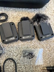 SYNCO Wireless Lavalier Microphone, G2(A2) 2.4G Dual Transmitter 48KHz 24Bit
