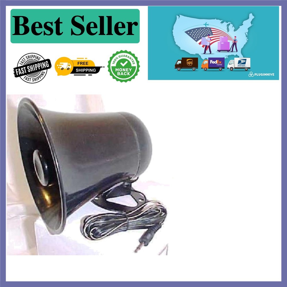 Durable Weatherproof PA Horn Speaker – 110 dB, 12W Output for Outdoor Use