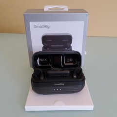 SmallRig S70-C2 Wireless Microphone Set with Charging Case, Black