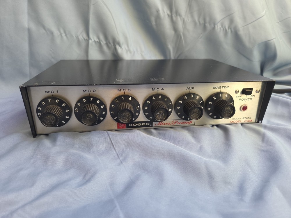 Bogan Mixer/Preamp Solid State MODEL CAM VINTAGE RARE Series D-28