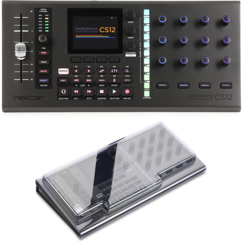Nektar Panorama CS12 Channel Strip and DAW Plug-in Controller with Decksaver