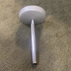 Desktop Threaded Cast Iron Microphone Stand 4 Inch Wide Base 7 Inches Tall