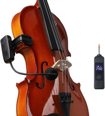Professional Wireless Violin Microphone, Violin Pickup Clip-on Instrument Mic…