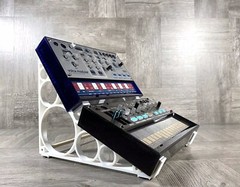 Dual Stand for KORG Volca – FM – Sample – Keys – Modular – Bass – Beats – WHITE