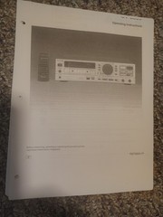 PANASONIC SV 3700 Digital Audio Tape Recorder w/pwr Cord – Powers up PARTS ONLY