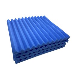 12 Pack 1″ X 12″X 12″Blue Acoustic Foam Panels Sound Proof Foam Panels for Walls