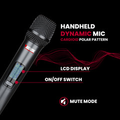 NOVIK NEO UNK 660 – DUAL HANDHELD MICROPHONE WIRELESS SYSTEM