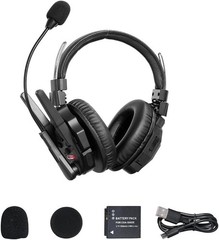 SYNCO Xtalk Xmax1 Wireless Intercom Headset Dual Ear 500m Range – NIB