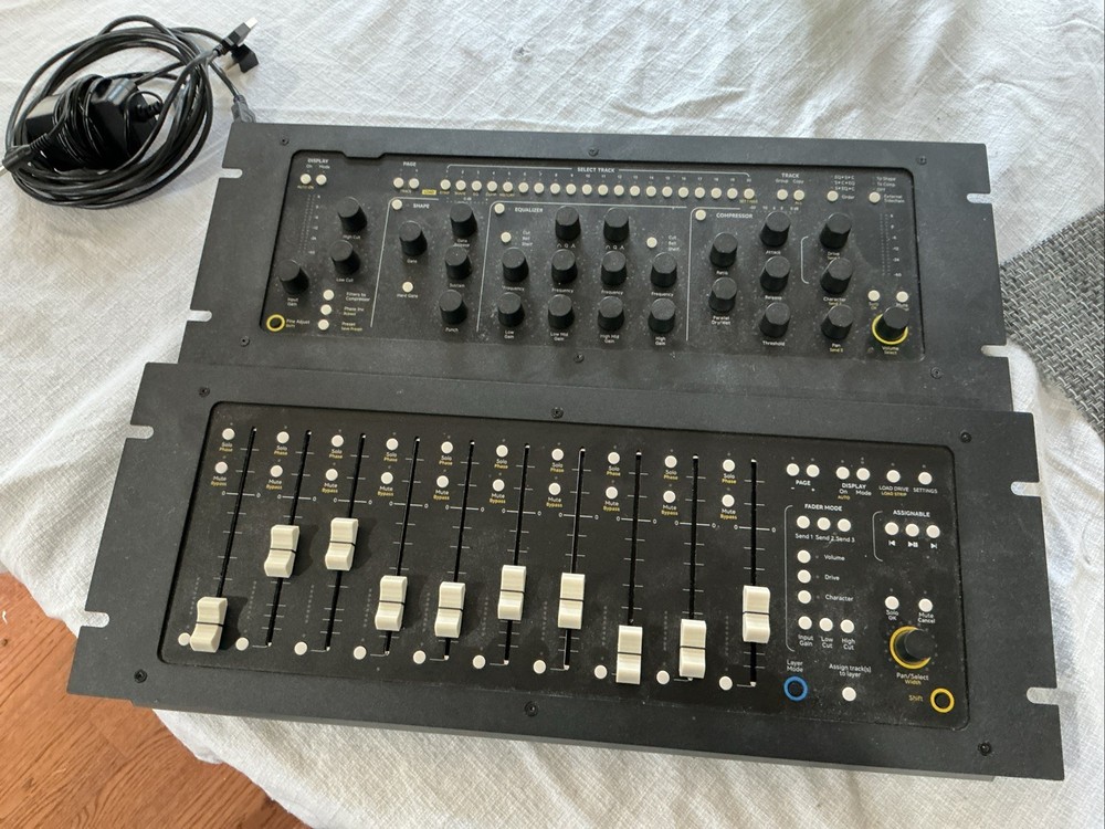 Softube Console 1 MK2 MKII and Fader, Wood Stand And Rack Mounts