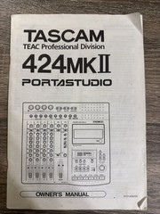 TASCAM PORTASTUDIO 424 MKII 4 Track Recorder W/ Remote Pedal, Very Clean, Works