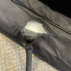 Unbranded Nylon Carry Bag Microphone Speaker Stand Zipper Padded Torn