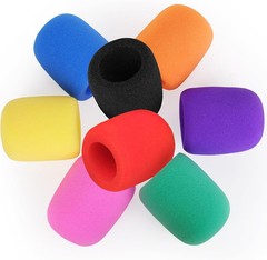 ChromLives Colorful Microphone Cover Windscreen Foam Multi-Color