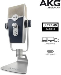AKG Lyra Ultra-HD USB-C Mic for Recording, Streaming, Gaming, Podcasting – NEW
