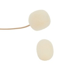 Beige Single Earhook Headset Mic Headworn Microphone 3.5mm 3 Pin 4 Pin XLR New