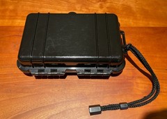 Pelican Case – Used, but great shape, Westone-branded, 7.25″ x 4.5″