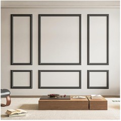DIY Wainscoting Panels – Easy Install, Black