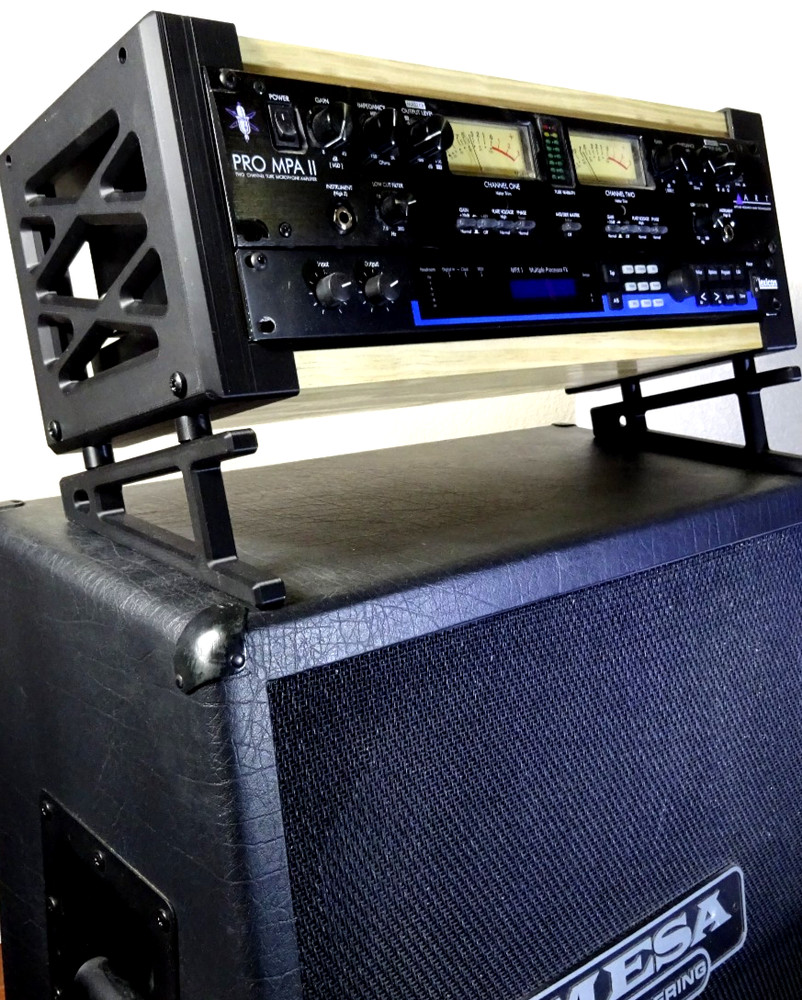 19″ 3U Desktop Studio 3 Rack space Case Cabinet Media Audio Gear Guitar Music