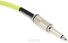 Ernie Ball P06419 Flex Straight to Straight Instrument Cable – 20-foot, Green