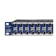 Samson S-Patch Plus 48-Point Audio Patch Bay with 1/4-Inch 19″ x 1.75″, Blue