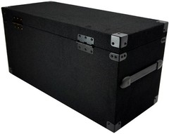 Durable DJ Carpeted Case Removeable Lid Storage Box for 180 LP Vinyl Records