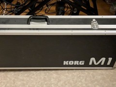 Korg M1 Analog Workstation Synthesizer New Battery Presets Restored Hard Case