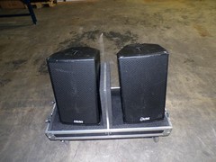 Lot Of 2 EAW JFX100i 2-Way 10″ Compact Loudspeakers w/ Road Case
