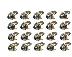 (20 PACK) SWITCHCRAFT #11 1/4″ Mono Female Panel Mount Jack