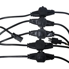 ProX XC-MEP12-326 32′ 110V Male to 6 Socket 110V Female Power Cord 6 Outlet 12/3