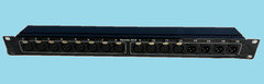 Mamba 16 Point [12 in x 4 out] 1RU XLR to XLR Patch Bay