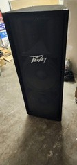 Peavey PA Speaker Cabinet Wired Black Rectangle Metal Plastic