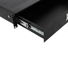 19″ Rack Mount 2U Locking Drawer Audio DJ Server Rack Cabinet