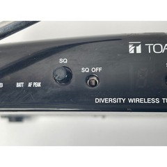 TOA Diversity Wireless Tuner WT-5810 A01US Black Good Condition Dual Antenna