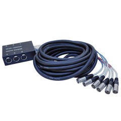Seismic Audio 6 Channel Sub Snake 30ft XLR Stage Cable SADMS-6×30