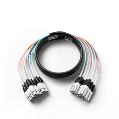 PRORECK Snake Cable 8-Channel 15ft Shielded Cable XLR Male to XLR Female PR-8*15