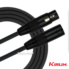 5-PACK Kirlin【3ft】XLR Male to XLR Female 20AWG Microphone Cable – 3 Foot Black
