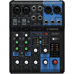 Yamaha MG06X 6-Input Compact Stereo Mixer