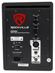 Rockville DPM5W 5.25″ 2-Way 150W White Active/Powered Studio Monitor Speaker