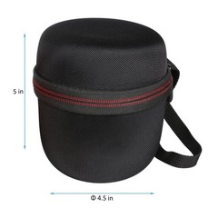 LTGEM Case Compatible with Ultimate Ears WONDERBOOM 4 / Play / 3/2 Black+Grey