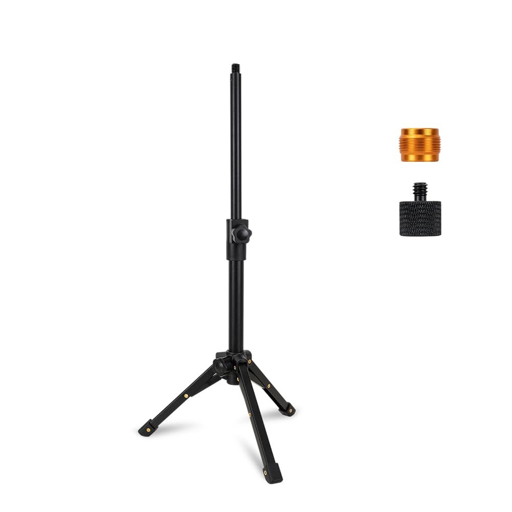 KT3 Tabletop Mic Stand Adjustable Desktop Microphone Holder With Adapter New