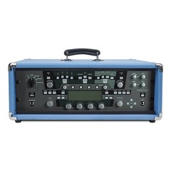 Sound Town Vintage 3U Amp Rack Case, 12.5″ Depth, Beau Blue (STVRC-3BL)