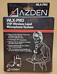 Azden WLX-PRO VHF Wireless Lapel Microphone System 250 ft Range